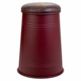 Taburet Alexandra House Living Rd Polyuretan Metal spnplade 47 x 27 x 33 cm #22