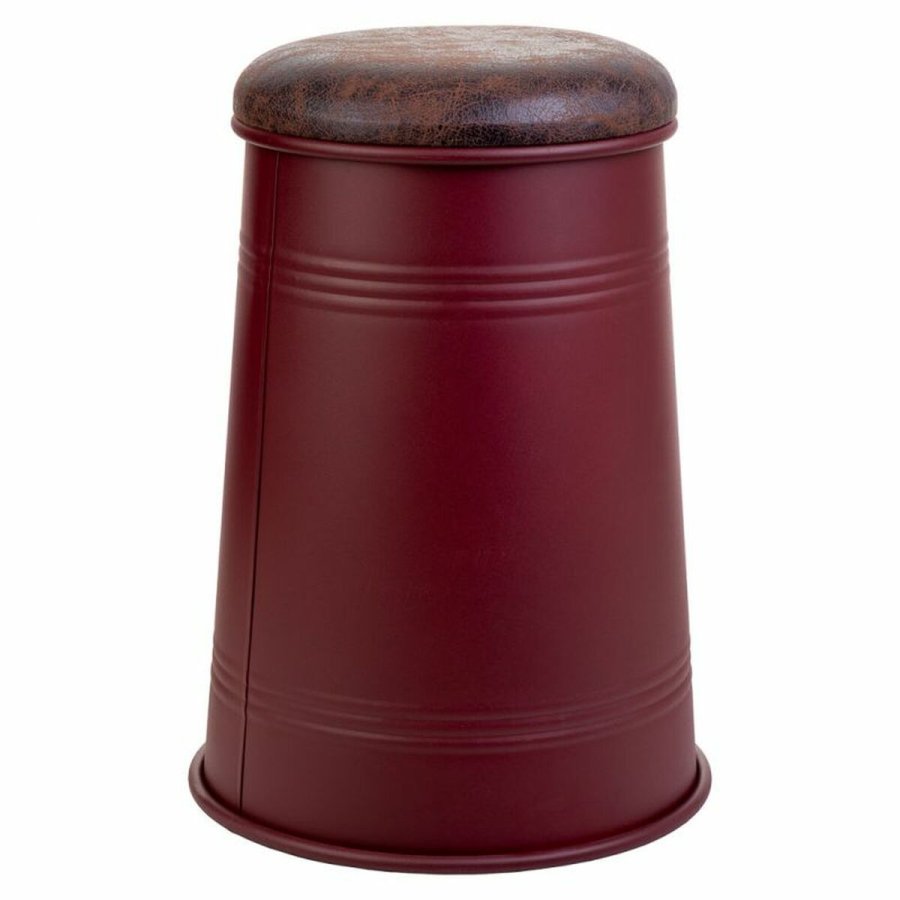 Taburet Alexandra House Living Rd Polyuretan Metal spnplade 47 x 27 x 33 cm #22