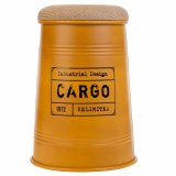 Taburet Alexandra House Living Orange Skkelrred Metal Svamp Tr MDF 47 x 27 x 33 cm #8