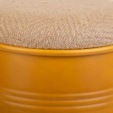 Taburet Alexandra House Living Orange Skkelrred Metal Svamp Tr MDF 47 x 27 x 33 cm #36