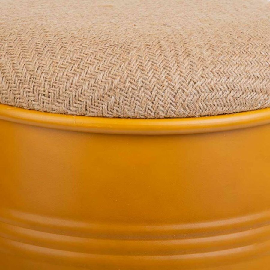 Taburet Alexandra House Living Orange Skkelrred Metal Svamp Tr MDF 47 x 27 x 33 cm #36