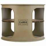 Sofabord Alexandra House Living Gr metal og gran 60 x 60 x 47 cm #3