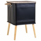 Natbord Alexandra House Living Sort 41 x 41 x 61 cm #29