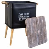 Natbord Alexandra House Living Sort 41 x 41 x 61 cm #36