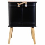 Natbord Alexandra House Living Sort 41 x 41 x 61 cm #43