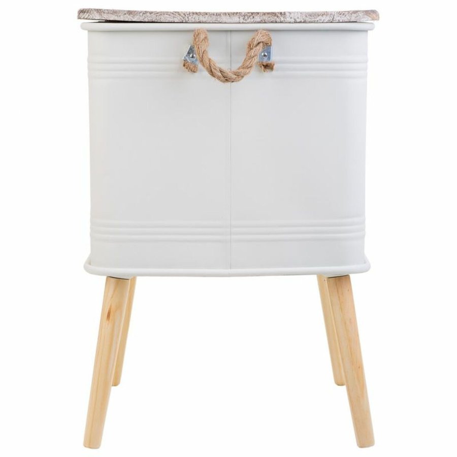 Natbord Alexandra House Living Hvid 41 x 41 x 61 cm #43