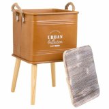 Natbord Alexandra House Living Brun 34 x 34 x 55 cm #43