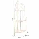 Hjrnembel Alexandra House Living Hvid Metal Jern jern 30 x 38 x 30 cm #4