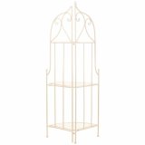 Hjrnembel Alexandra House Living Hvid Metal Jern jern 30 x 38 x 30 cm #5