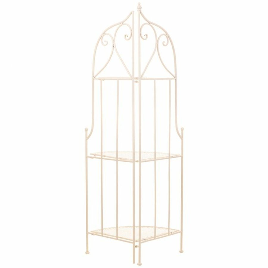 Hjrnembel Alexandra House Living Hvid Metal Jern jern 30 x 38 x 30 cm #5
