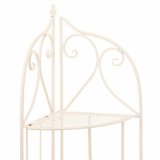 Hjrnembel Alexandra House Living Hvid Metal Jern jern 30 x 38 x 30 cm #6