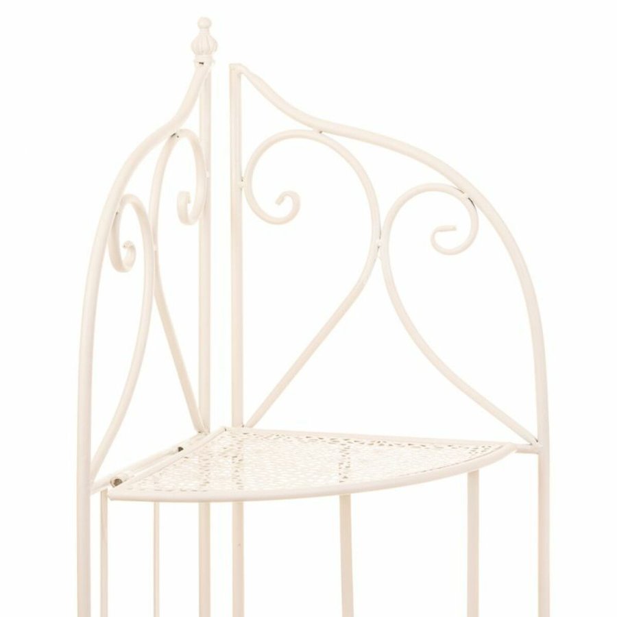 Hjrnembel Alexandra House Living Hvid Metal Jern jern 30 x 38 x 30 cm #6