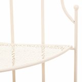 Hjrnembel Alexandra House Living Hvid Metal Jern jern 30 x 38 x 30 cm #7