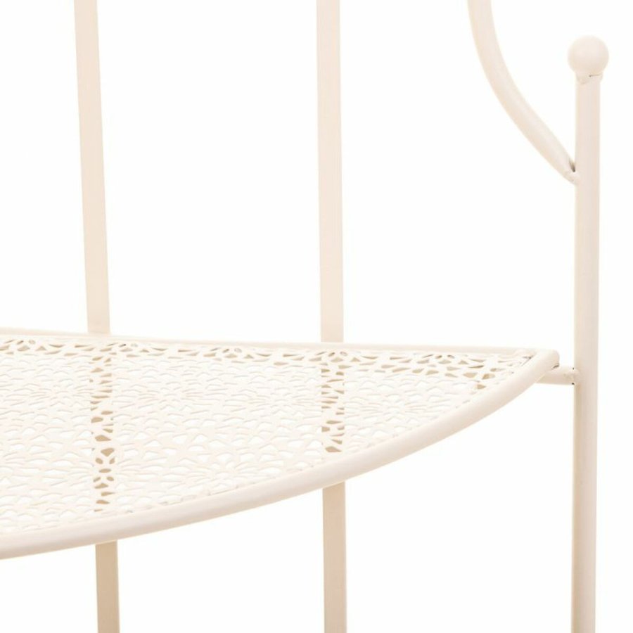 Hjrnembel Alexandra House Living Hvid Metal Jern jern 30 x 38 x 30 cm #7