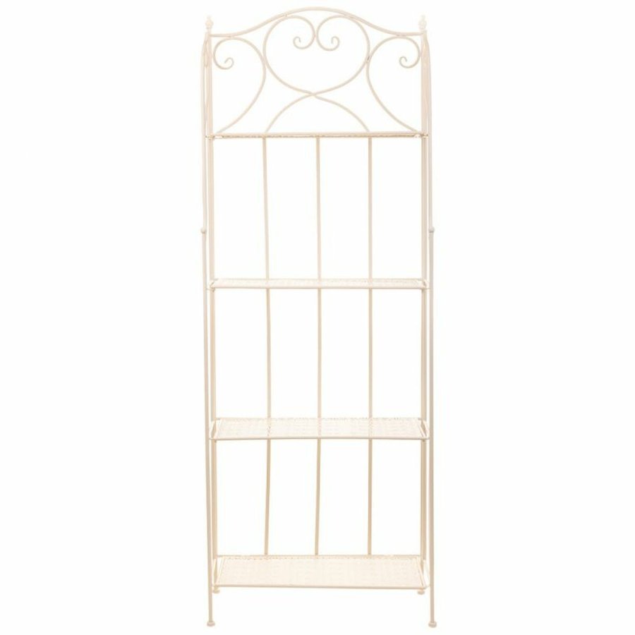 Hylder Alexandra House Living Hvid Metal Jern 28 x 70 x 28 cm #3