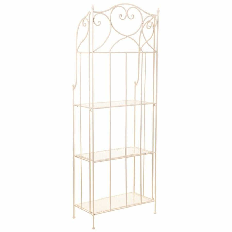 Hylder Alexandra House Living Hvid Metal Jern 28 x 70 x 28 cm #5