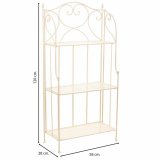 Hylder Alexandra House Living Hvid Metal Jern 30 x 70 x 30 cm #4
