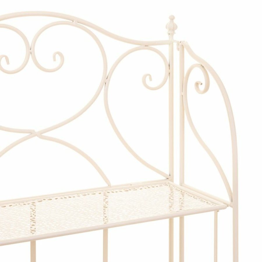 Hylder Alexandra House Living Hvid Metal Jern 30 x 70 x 30 cm #7