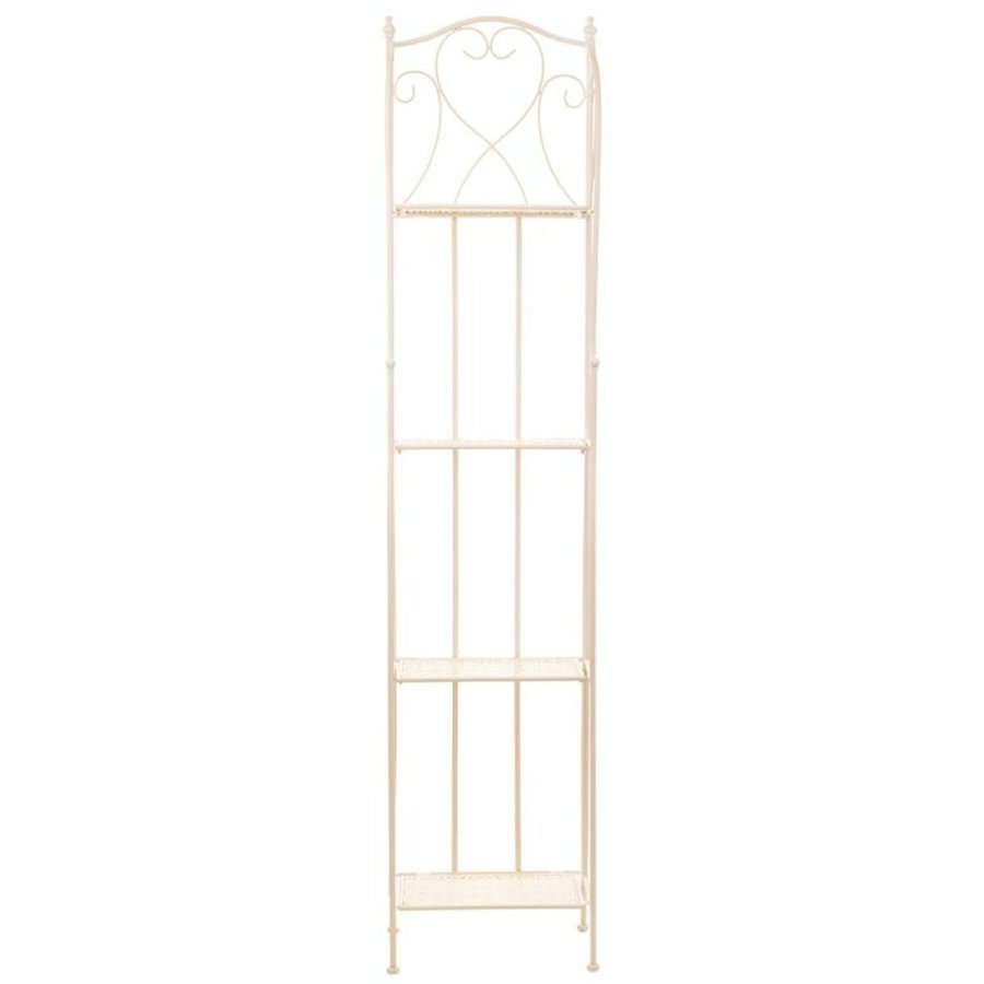 Hylder Alexandra House Living Hvid Metal Jern 25 x 90 x 30 cm #3