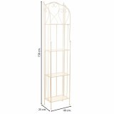Hylder Alexandra House Living Hvid Metal Jern 25 x 90 x 30 cm #4