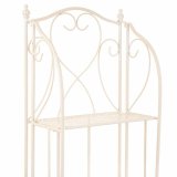Hylder Alexandra House Living Hvid Metal Jern 25 x 90 x 30 cm #7