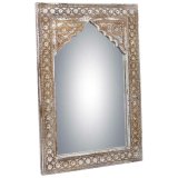 Vgspejl Alexandra House Living Hvid Gr 4 x 90 x 60 cm Rektangulr #1