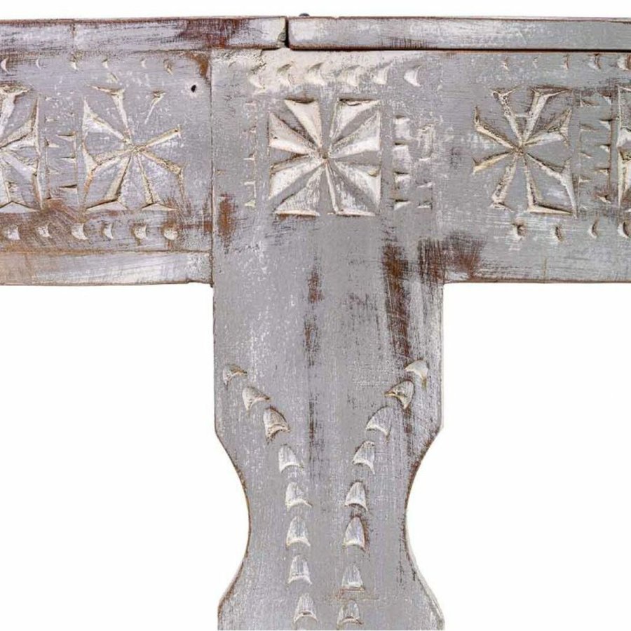 Sofabord Alexandra House Living Hvid Mangotr 80 x 41 x 80 cm #7