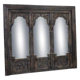 Vgspejl Alexandra House Living Sort 12 x 150 x 183 cm Rektangulr #1