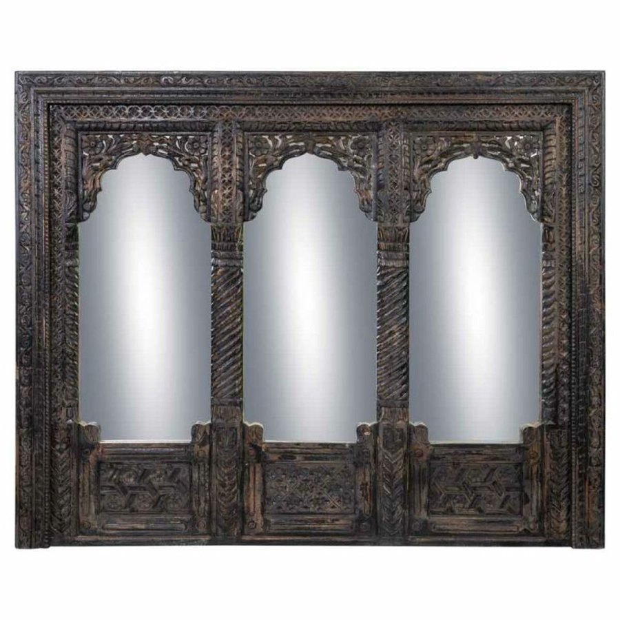 Vgspejl Alexandra House Living Sort 12 x 150 x 183 cm Rektangulr #15