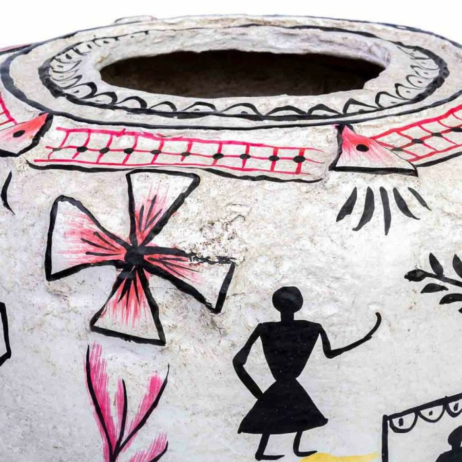 Vase Alexandra House Living Mangotr 27 x 27 x 27 cm #5