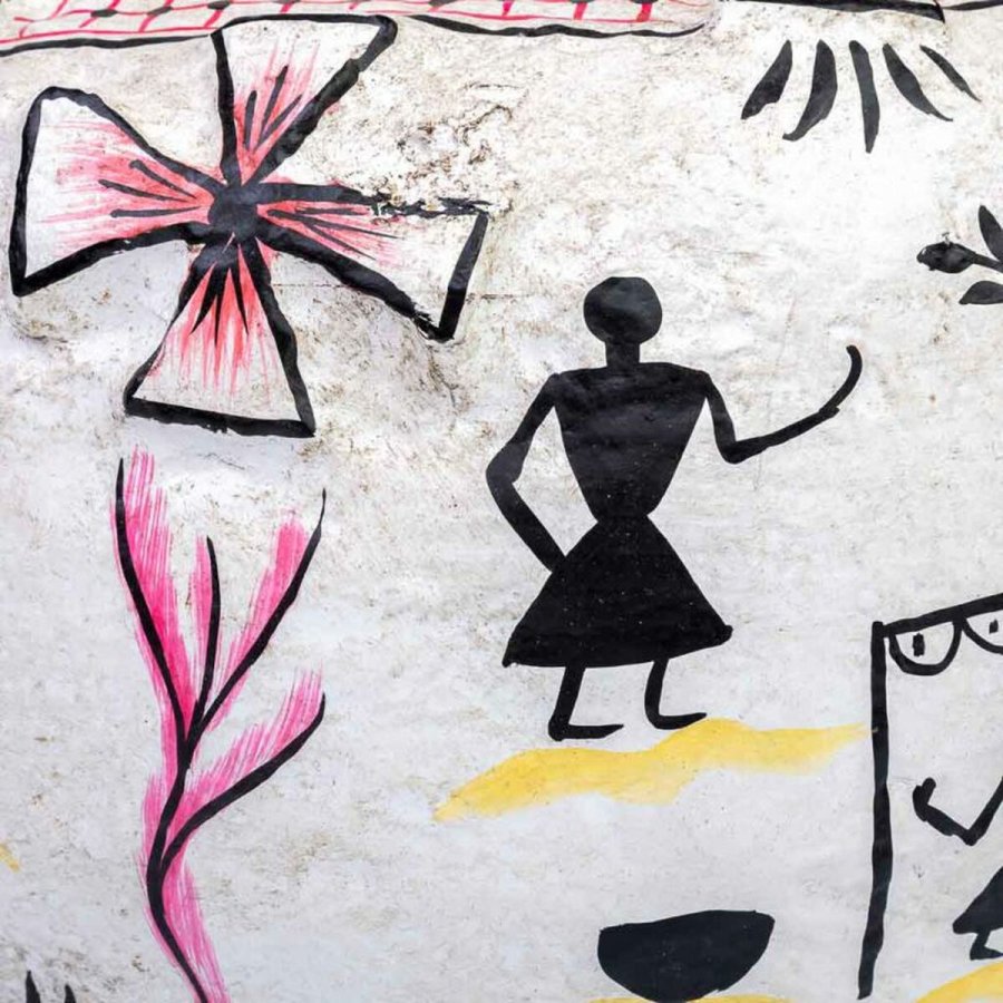 Vase Alexandra House Living Mangotr 27 x 27 x 27 cm #7