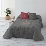 Sengetppe (vattppe) Harry Potter Deathly Hallows Multifarvet Seng 150 cm #1