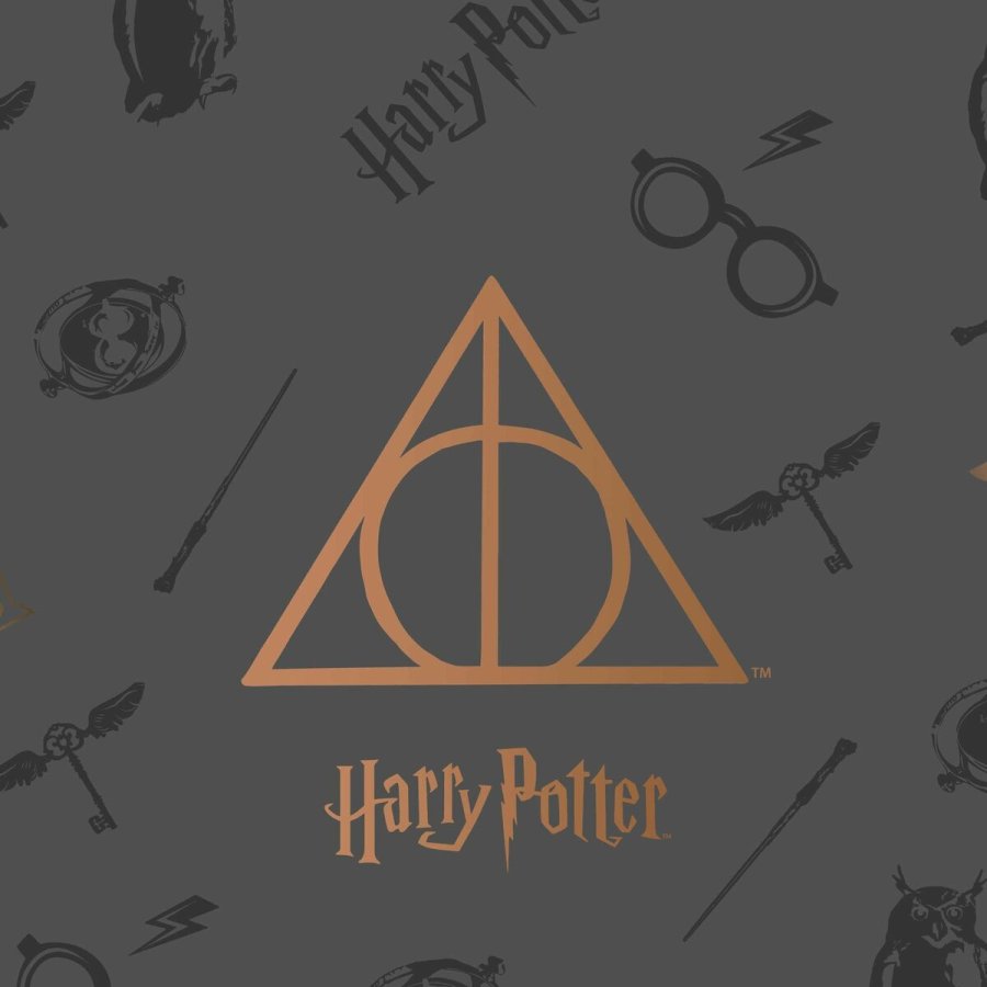 Sengetppe (vattppe) Harry Potter Deathly Hallows Multifarvet Seng 150 cm #5