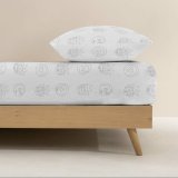 Monteret bundark Rick and Morty Hvid Multifarvet 90 x 200 cm 100% bomuld #3