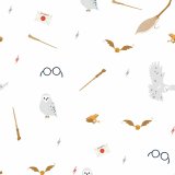 Nordisk cover Harry Potter Hogwarts Nordic  Multifarvet 175 Trde 200 x 200 cm Seng 120 #4