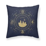 Pudebetrk Harry Potter Christmas Gold Marinebl 50 x 50 cm #1