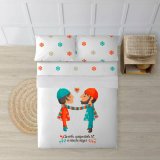 Sengetj st Decolores Scarf Multifarvet #1