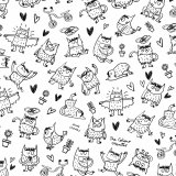 Monteret bundark Decolores Monstre black Seng 120 #2