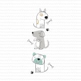Sengetppe (vattppe) Kids&Cotton Huali Big Multifarvet 190 x 270 cm Hund #5