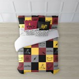 Dynebetrk st Harry Potter Hogwarts Multifarvet Seng 120 200 x 200 cm #1