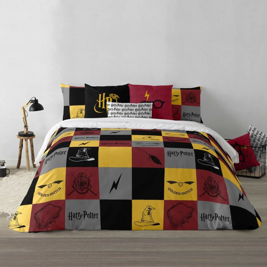Dynebetrk st Harry Potter Hogwarts Multifarvet Seng 120 200 x 200 cm #9