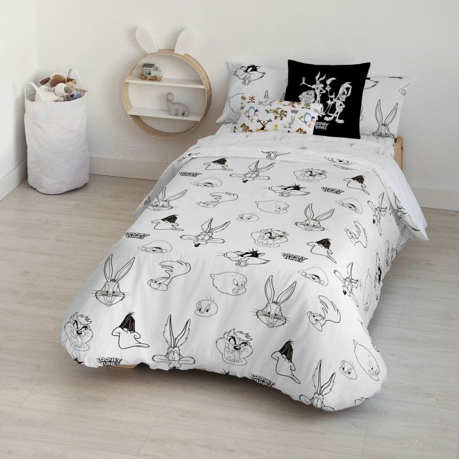 Nordisk cover Looney Tunes Looney B&W Multifarvet 175 Trde 180 x 220 cm #4