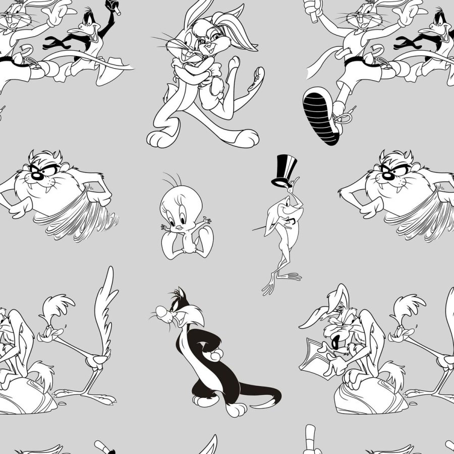Nordisk cover Looney Tunes Looney BN Hvid black 240 x 220 cm #7