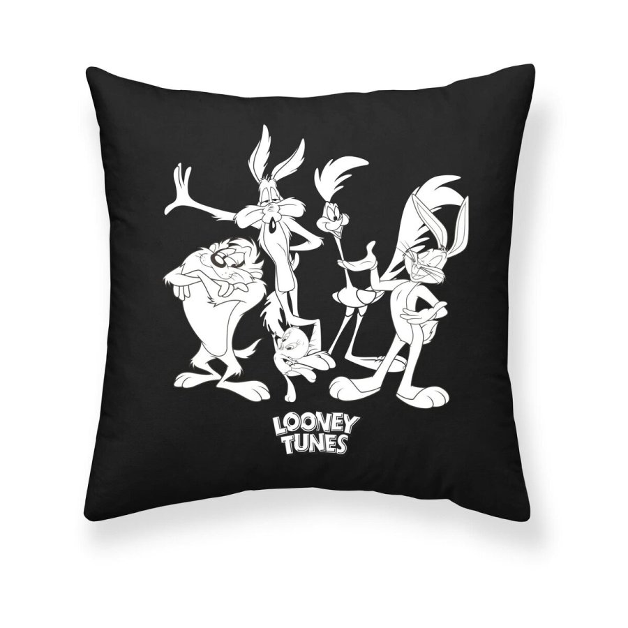 Pudebetrk Looney Tunes Looney B&w A Sort Multifarvet 45 x 45 cm #1