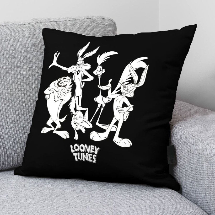 Pudebetrk Looney Tunes Looney B&w A Sort Multifarvet 45 x 45 cm #2