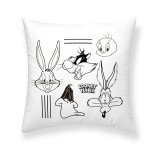 Pudebetrk Looney Tunes Looney B&w B Hvid Multifarvet 45 x 45 cm #1