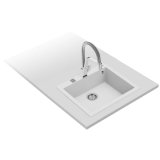 Vask med et rum Teka Forsquare 50.40 TG Hvid #5