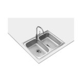 Vask med to rum Teka STARBRIGHT 80 E-XP 2C #1