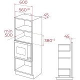 Mikroblgeovnen med Grill Teka MSEG825FI   25L 25 L #2