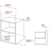 Mikroblgeovnen med Grill Teka MSEG825FI   25L 25 L #3